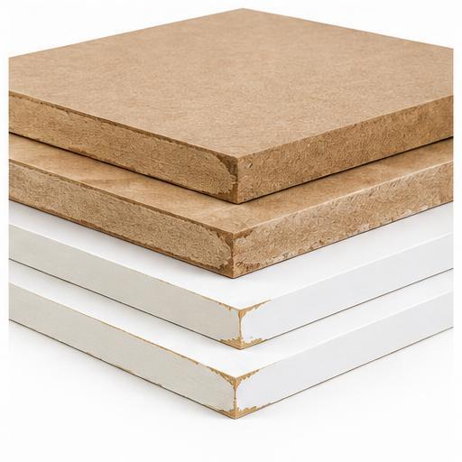 Recortes de MDF en Marrón